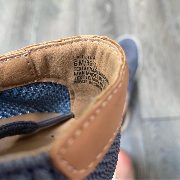 Lucky brand blue Luika sneakers woven lace up women’s size 6 - Picture 8 of 10